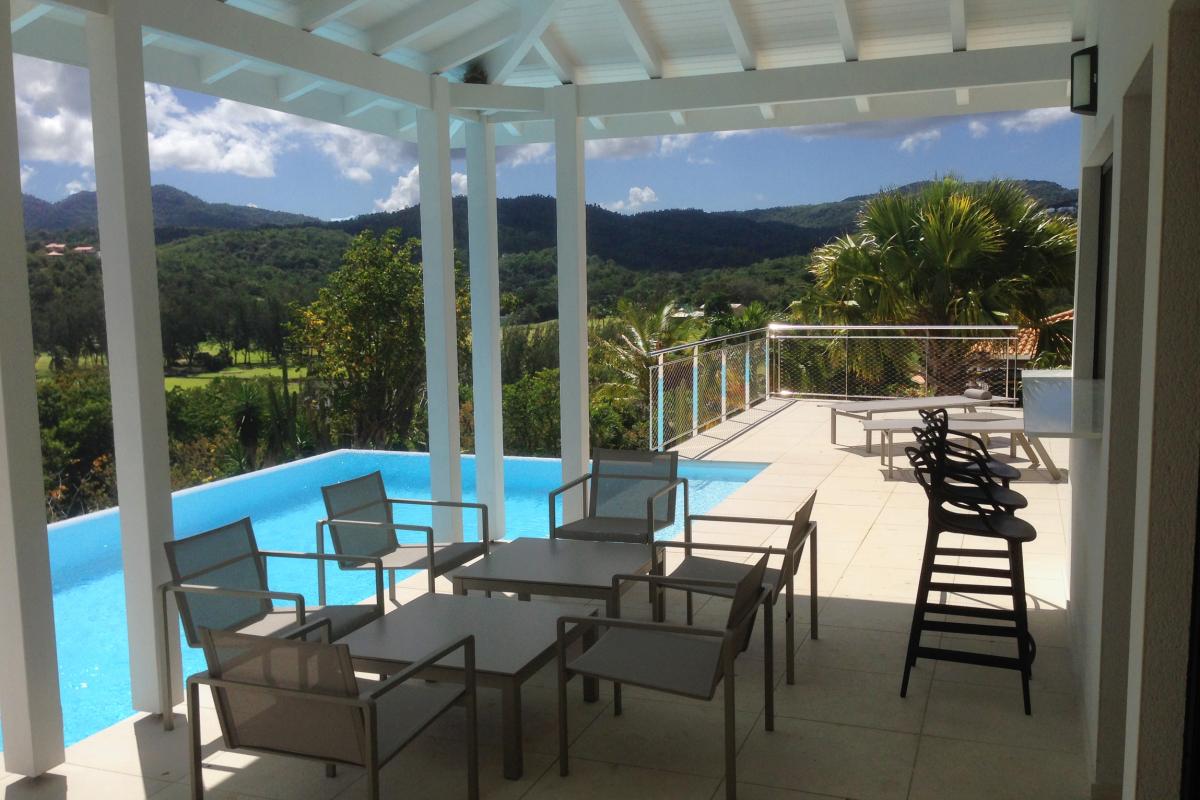 Location villa luxe Trois Ilets Martinique -  La terrasse